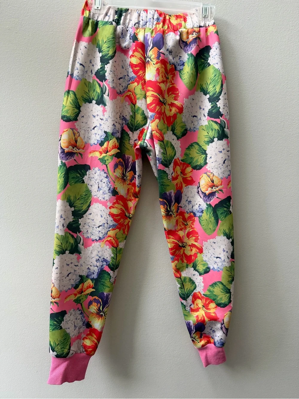 Lola + The Boys Pink Floral Kids Matching Set Jacket Pants Pockets Happy School